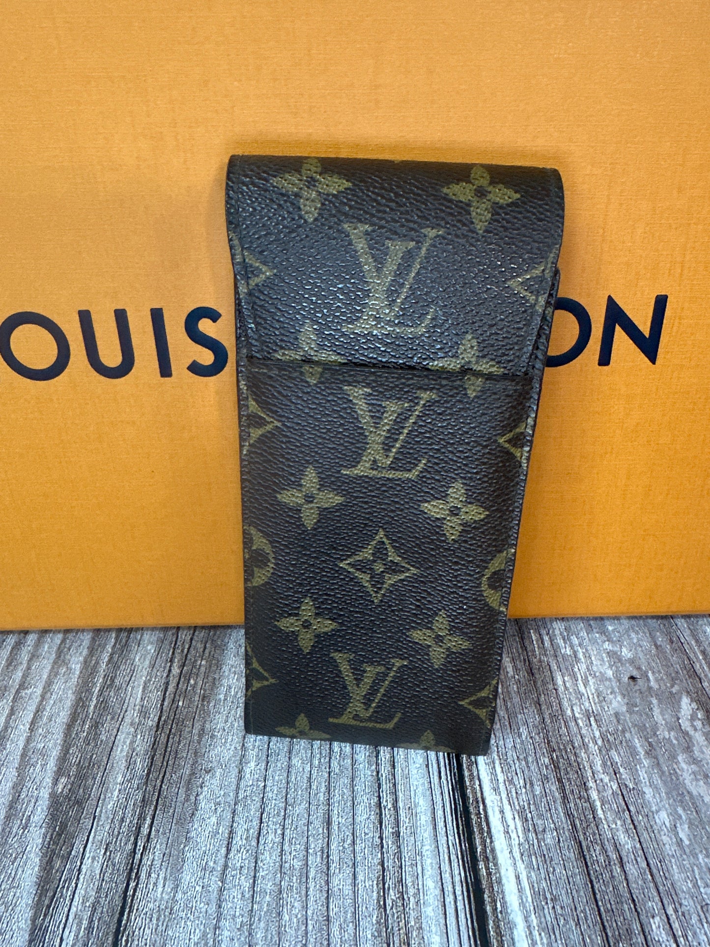 pre loved LV large eyeglass case #10