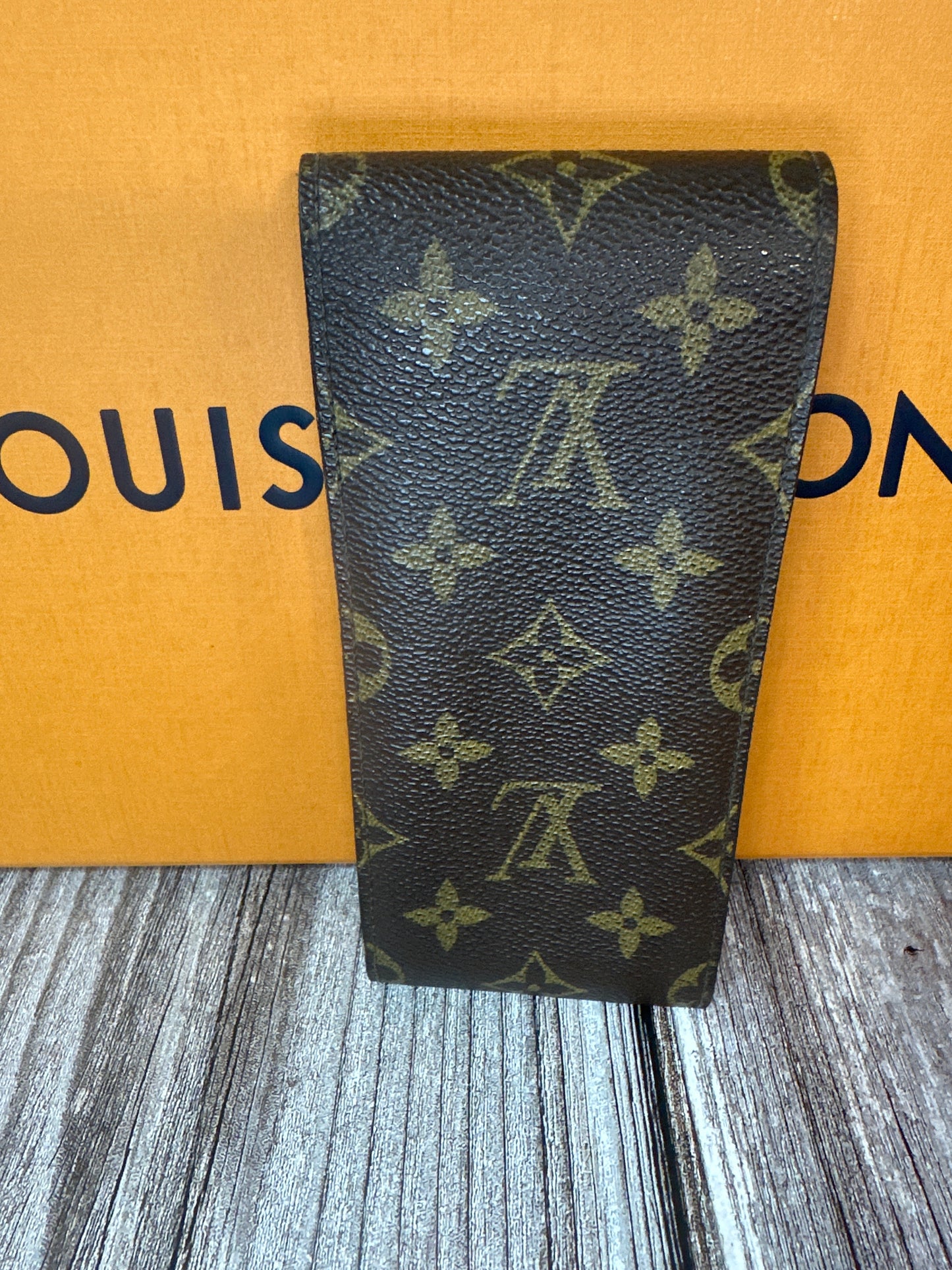 pre loved LV large eyeglass case #10