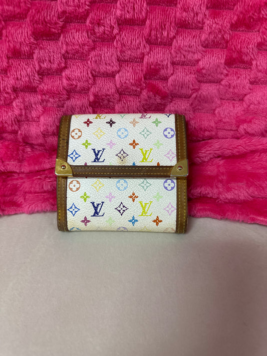 pre loved LV multi color wallet #40