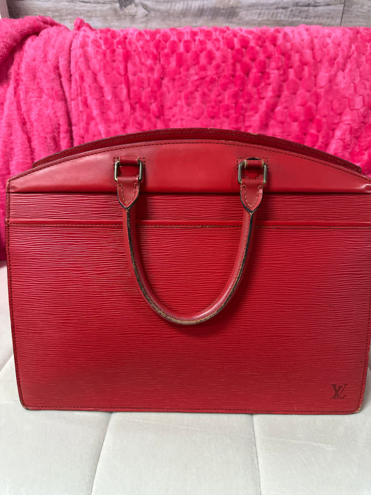 LV red rivera epi preloved #129