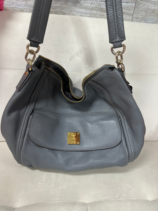 pre loved MCM gray shoulder bag #18
