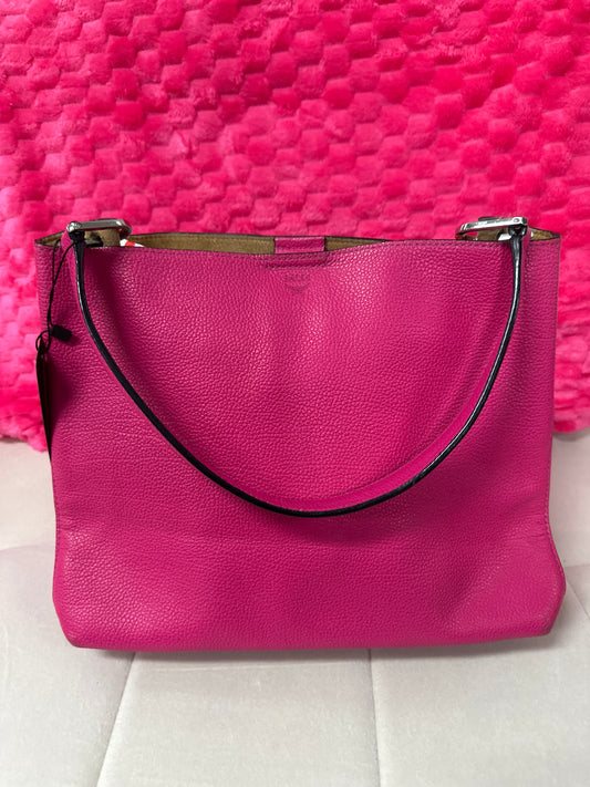 MCM hot pink bucket #97