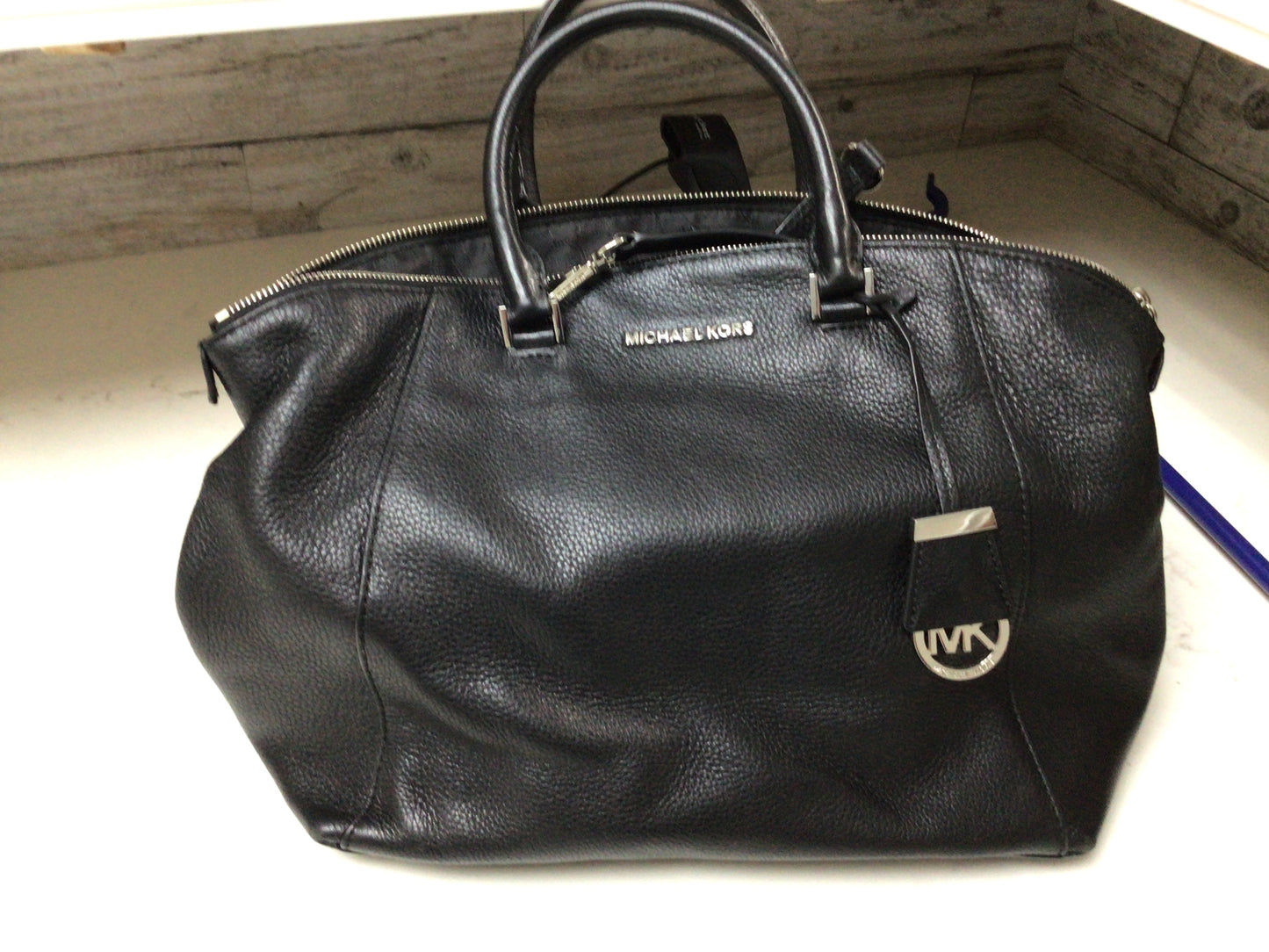 MK black with silver hardware preloved #23