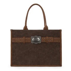 Wrangler buckle concealed Carry large tote coffee