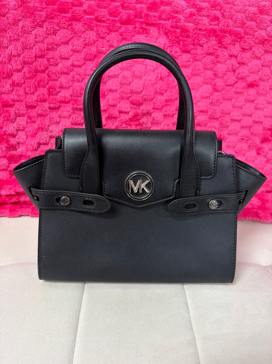 Micheal kors black top handle w crossbody strap