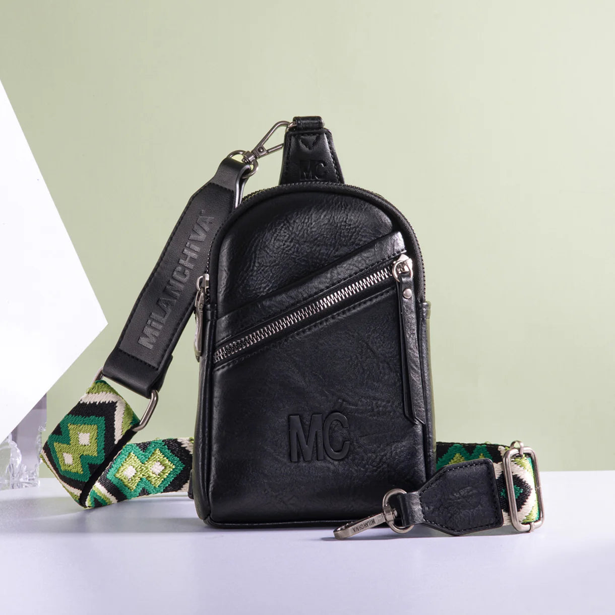 Sling bag with removable strap