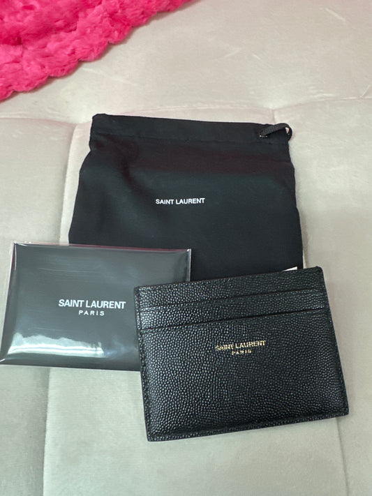 pre loved YSL card holder like new #43