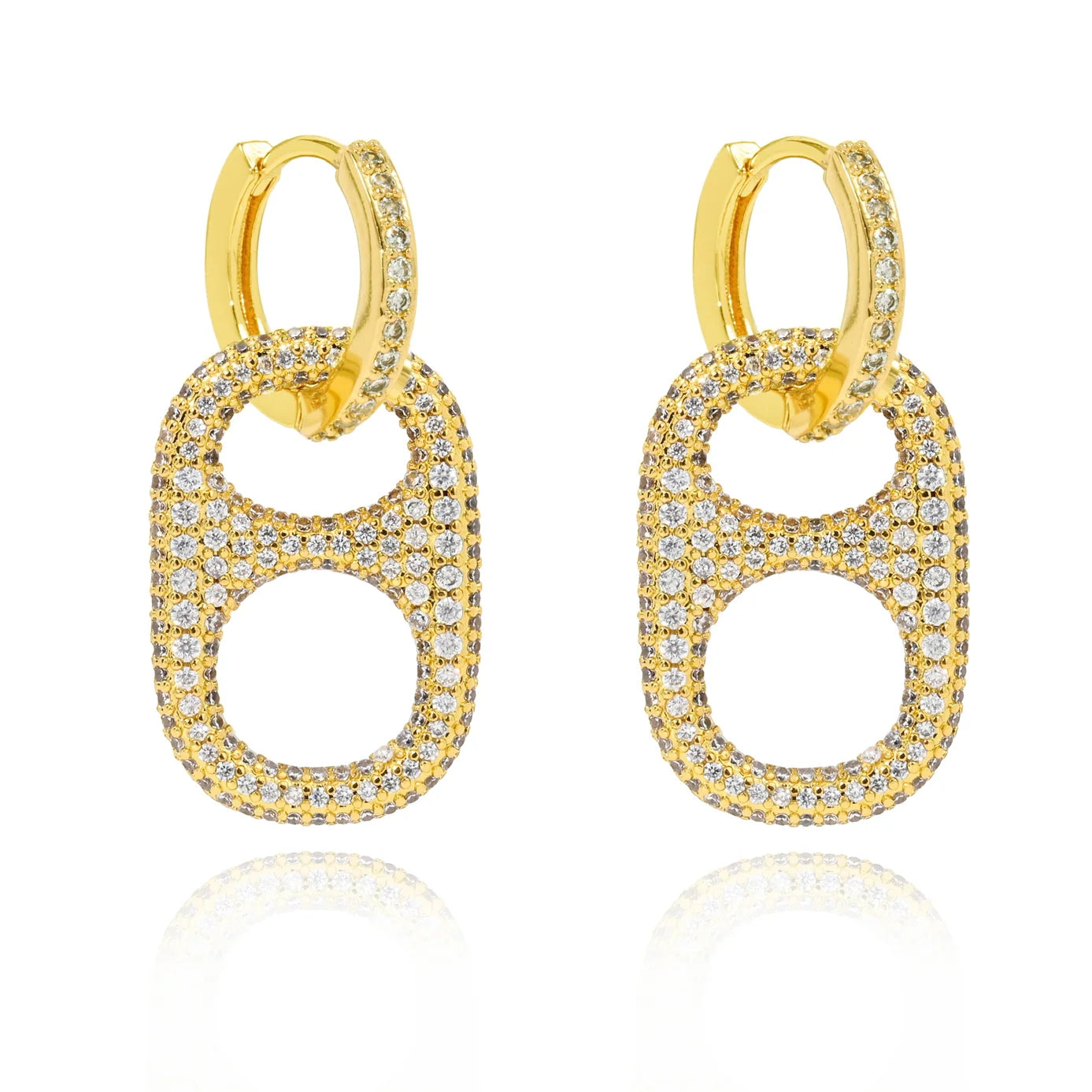 HillBetty PopTab earrings Bling Version