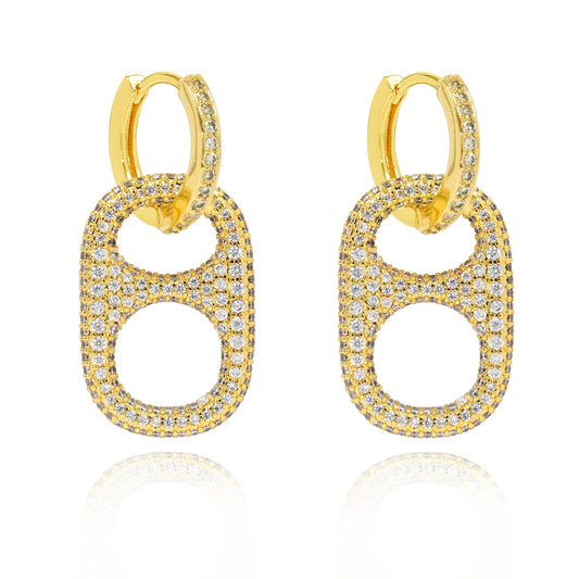 HillBetty PopTab earrings Bling Version