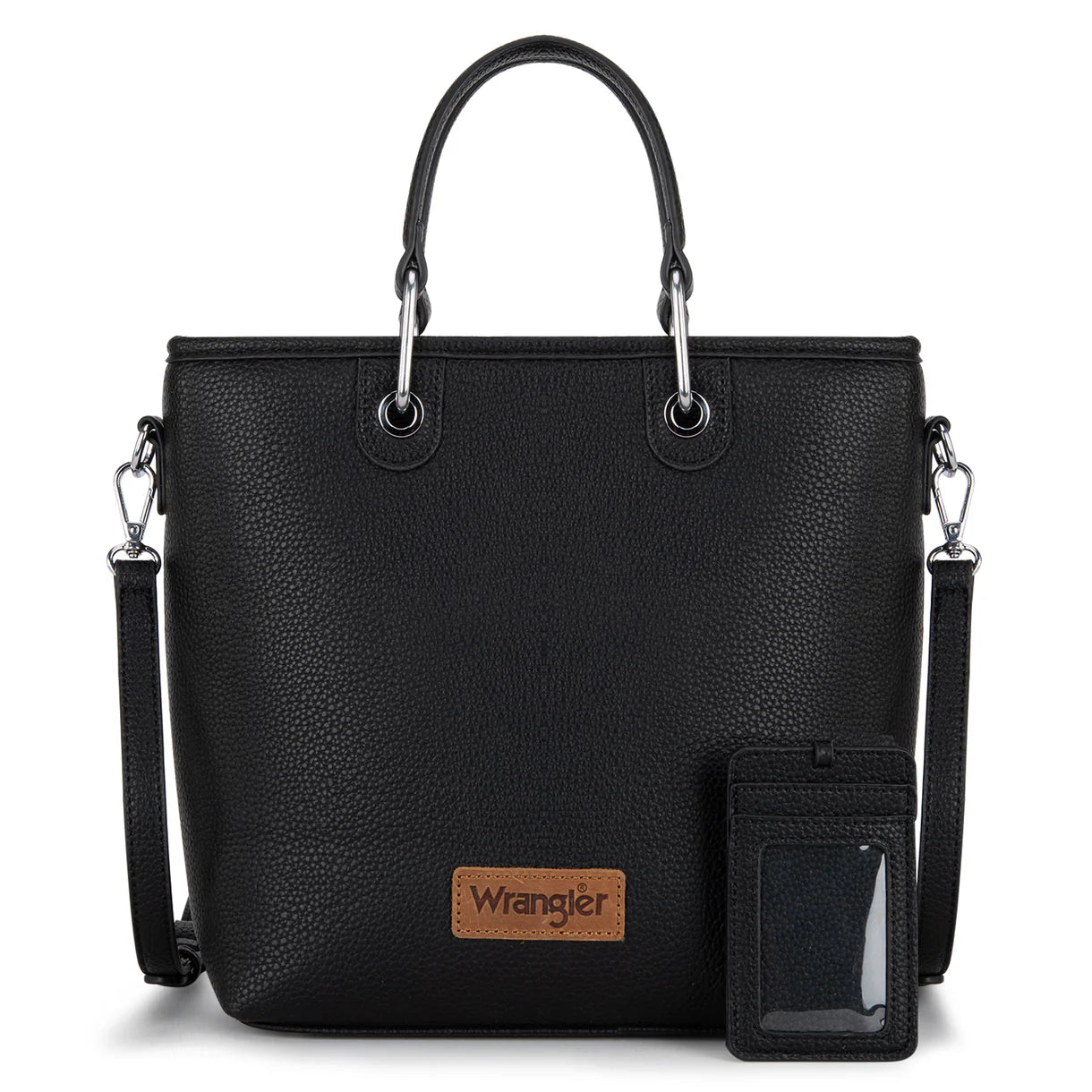 Wrangler top handle sliver hardware black