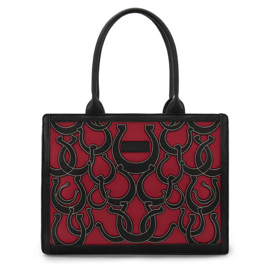 Wrangler Horseshoe Cutout Carry-All Large Tote Bag