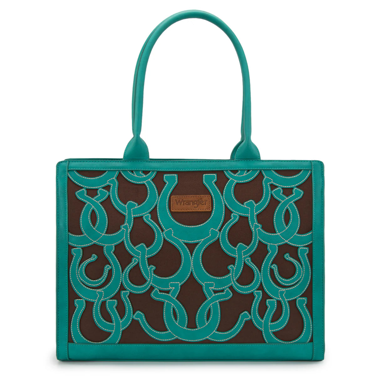 Wrangler Horseshoe Cutout Carry-All Large Tote Bag